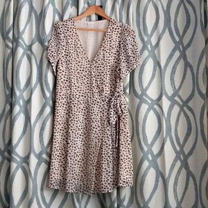 Skies Are Blue Mini Wrap Dress, XL